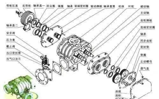 罗茨鼓风机原理及结构图文